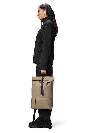 RAINS | Rucksack ROLLTOP | beige